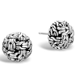 New!! John Hardy Classic Chain Stud Silver Earring